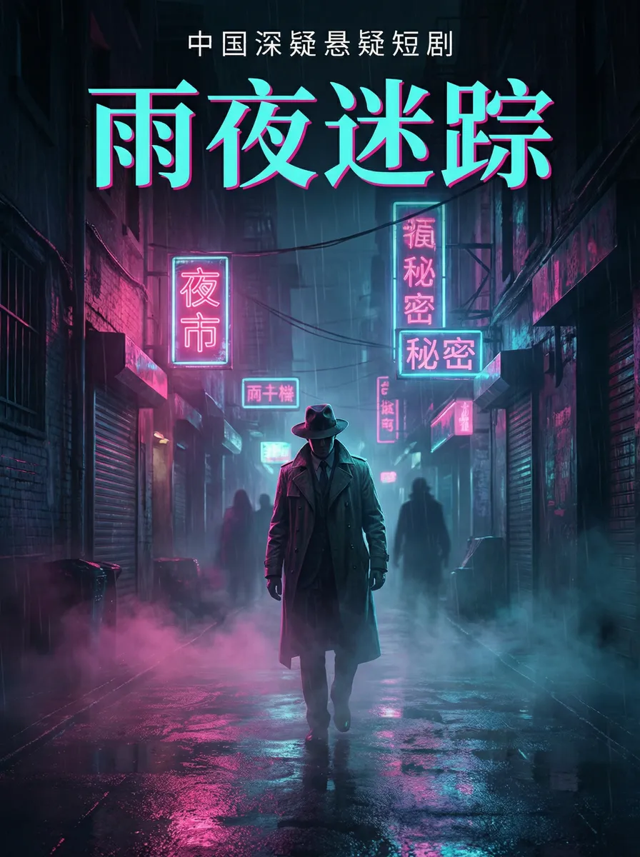 东北女人大叫痒 悬疑追踪短剧 - 雨夜迷踪海报